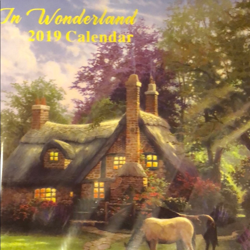 2019 In Wonderland Calendar, Collectable